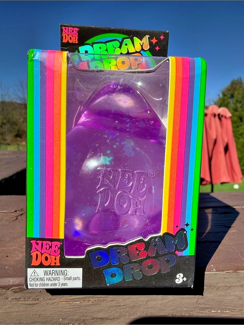 NeeDoh Dream Drop Sensory Toy Purple & Blue NWT